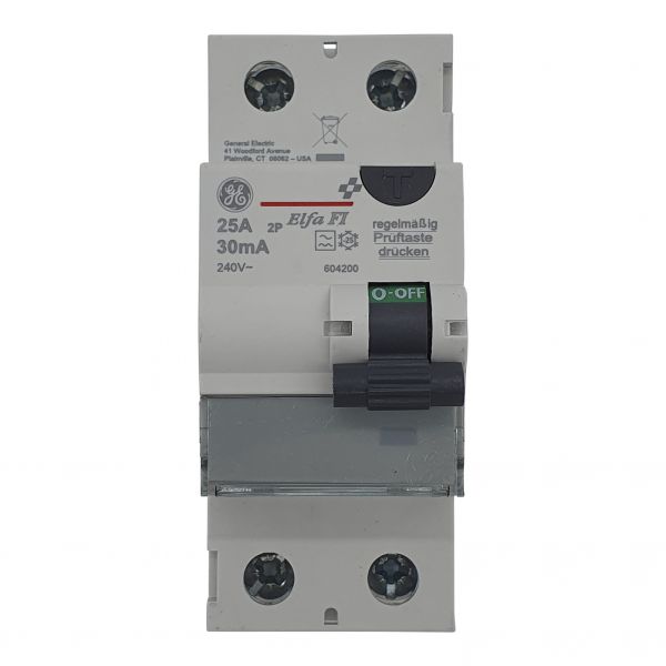 AEG FI-Schutzschalter 25A/0,03A 30mA RCD 2polig 603338