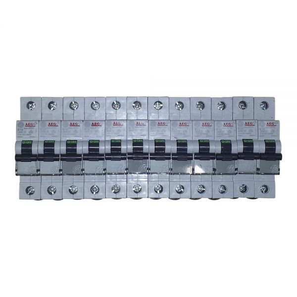 12x AEG B16A Leitungsschutzschalter 1polig 566504