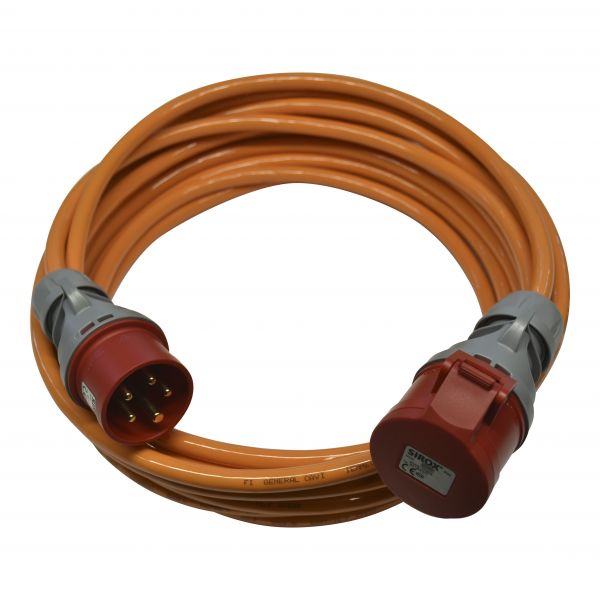 Starkstromkabel CEE 16A PUR Kabel H07BQ-F 5G2,5mm² PCE